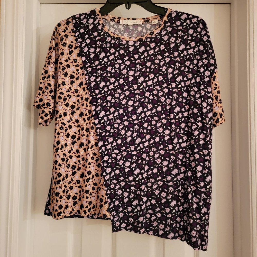 Chinti & Parker UK Bamboo Floral T-Shirt, Size M